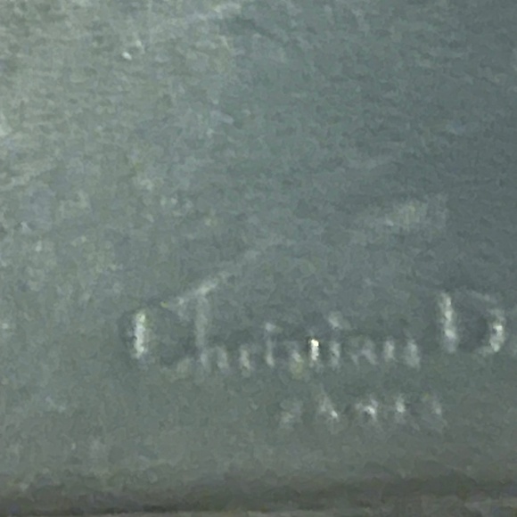 Authentic Christian Dior Beautiful Navy Blue and Beige Monogram Logo Wallet - Picture 9 of 16